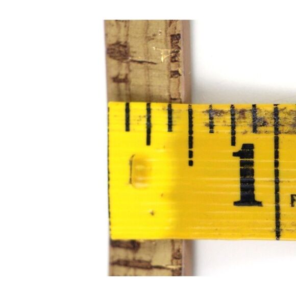 BROWN GOLD CORK LEATHER 1/2"Wd DRESS CASUAL WOMEN'S BELT Sz XS/4 (A83 - Picture 9 of 13